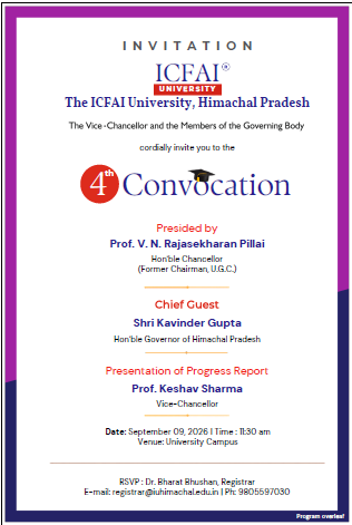 4th Convocation of the IUHP