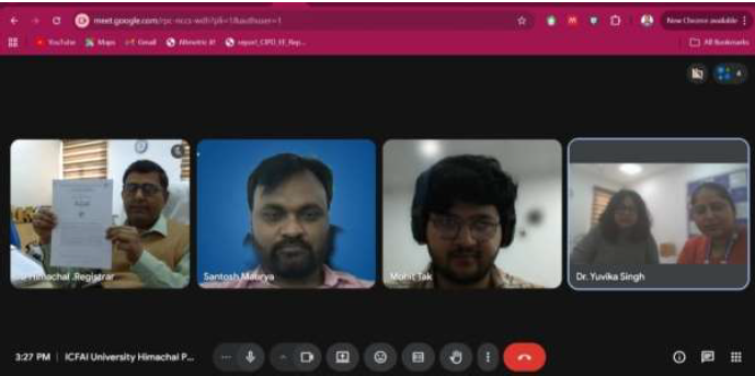 The ICFAI University, Himachal Pradesh Strengthens Industry Ties through an MoU